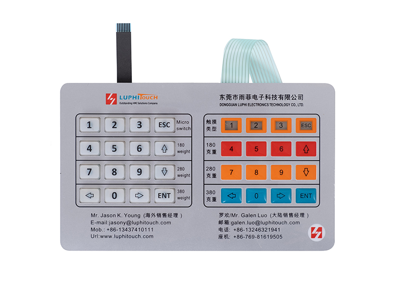Rubber Keypad Switches